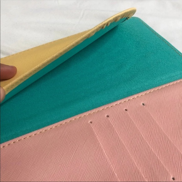 Colorful Pastel Polka Dot Clutch Wallet - Picture 8 of 11